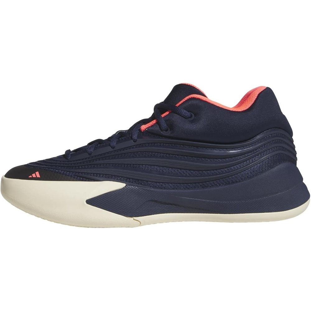 image:imageadidas UnisexAdult Dame X Basketball ShoeNight IndigoWarm VanillaSolar Turbo