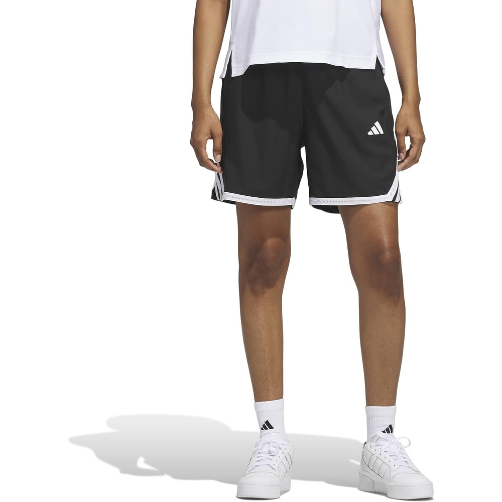 image:imageadidas Womens Crazy Lite Shorts Basketball Casual Bottoms Casual  BlackBlackWhite