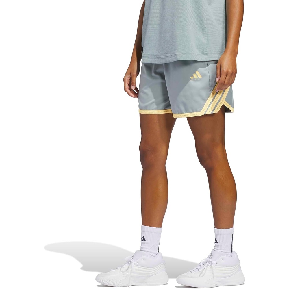 image:imageadidas Womens Crazy Lite Shorts Basketball Casual Bottoms Casual BlackWonder SageIce Tangerine