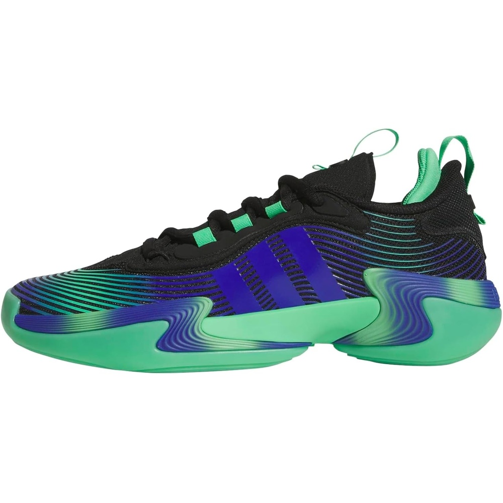 image:imageadidas Womens Exhibit Select 20 Pro Basketball ShoesBlackSemi Screaming GreenLucid Blue
