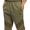 Adidas Mens Select Foundation Fleece Basketball Pants(Olive Strata)