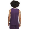 adidas Men’s Basketball Legends 3-Stripes Tank Top(Aurora Plum/White)