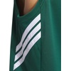 adidas Men’s Basketball Legends 3-Stripes Tank Top(Team Dark Green/White)