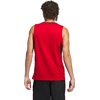 adidas Men’s Basketball Legends 3-Stripes Tank Top(Team Power Red/Black)