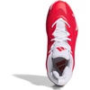 adidas Mens Initiation Basketball Sneakers Shoes – Red(Pure Ruby/White/Lucid Red)