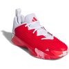 adidas Mens Initiation Basketball Sneakers Shoes – Red(Pure Ruby/White/Lucid Red)