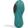adidas Men’s Own The Game 3.0 Basketball Shoe(White/Black/Pure Teal)