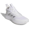 adidas Men’s Own The Game 3.0 Basketball Shoe(White/Silver Metallic/Grey)