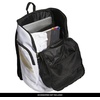 adidas Select Basketball Backpack 32L | Padded Laptop Sleeve, Multiple Organizer Pockets, Water-Bottle Pockets, Durable Build, School Gym & Travel Ready(White/Black/Gold Metallic)