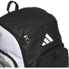 adidas Select Basketball Backpack 32L | Padded Laptop Sleeve, Multiple Organizer Pockets, Water-Bottle Pockets, Durable Build, School Gym & Travel Ready(White/Black/Gold Metallic)