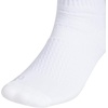 adidas Select Basketball Socks 1 Pair | Unisex, 1-Pack, Cushioned Impact Zones, 360-Ankle Protection, Blister-Reducing Build, Game & Practice Ready(White/Clear Onix Grey/2/Quarter)