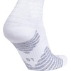 adidas Select Basketball Socks 1 Pair | Unisex, 1-Pack, Cushioned Impact Zones, 360-Ankle Protection, Blister-Reducing Build, Game & Practice Ready(White/Light Onix Grey/1/Crew)