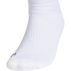 adidas Select Basketball Socks 1 Pair | Unisex, 1-Pack, Cushioned Impact Zones, 360-Ankle Protection, Blister-Reducing Build, Game & Practice Ready(White/Team Navy Blue 2/2/Crew)