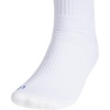 adidas Select Basketball Socks 1 Pair | Unisex, 1-Pack, Cushioned Impact Zones, 360-Ankle Protection, Blister-Reducing Build, Game & Practice Ready(White/Team Royal Blue/2/Crew)