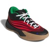 adidas Unisex-Adult Dame X Basketball Shoe(Black/Pure Ruby/Gum)