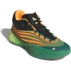 adidas Unisex-Adult Dame X Basketball Shoe(Court Green/Lucid Orange/Frozen Lemon)