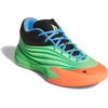 adidas Unisex-Adult Dame X Basketball Shoe(Lime Burst/Signal Coral/Blue Burst)
