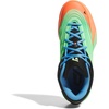 adidas Unisex-Adult Dame X Basketball Shoe(Lime Burst/Signal Coral/Blue Burst)