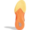 adidas Unisex-Adult Dame X Basketball Shoe(Lucid Orange/Ice Tangerine/Icey Blue)