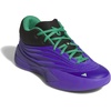 adidas Unisex-Adult Dame X Basketball Shoe(Purple Rush/Black/Court Green)