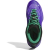 adidas Unisex-Adult Dame X Basketball Shoe(Purple Rush/Black/Court Green)
