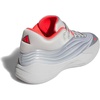 adidas Unisex-Adult Dame X Basketball Shoe(Silver Metallic/Grey/Lucid Red)