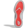 adidas Unisex-Adult Dame X Basketball Shoe(Silver Metallic/Grey/Lucid Red)