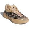 adidas Unisex-Adult Dame X Basketball Shoe(Warm Sandstone/Black/Lucid Lemon)