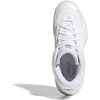 adidas Unisex-Adult Dame X Basketball Shoe(White/Zero Metallic/Silver Metallic)