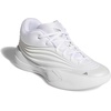 adidas Unisex-Adult Dame X Basketball Shoe(White/Zero Metallic/Silver Metallic)