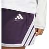 adidas Womens Crazy Lite Shorts Basketball Casual Bottoms Casual – Black(Aurora Plum/White)