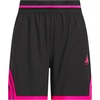 adidas Womens Crazy Lite Shorts Basketball Casual Bottoms Casual – Black(Black/Shock Pink)