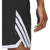 adidas Womens Crazy Lite Shorts Basketball Casual Bottoms Casual – Black(Black/White)