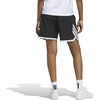 adidas Womens Crazy Lite Shorts Basketball Casual Bottoms Casual – Black(Black/White)