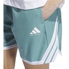 adidas Womens Crazy Lite Shorts Basketball Casual Bottoms Casual – Black(Powder Teal/White)