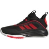 adidas Men’s Own The Game 3.0 Basketball Shoe(Black/Lucid Red/White)