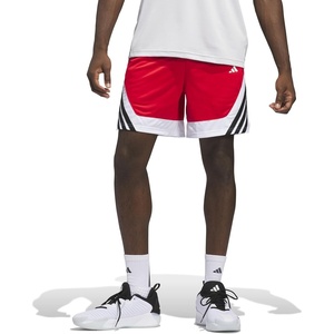 adidas Men’s Basketball Legends 3-Stripes Tank Top(Dash Grey/Pure Ruby)