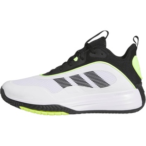 adidas Men’s Own The Game 3.0 Basketball Shoe(White/Black/Lucid Lemon)