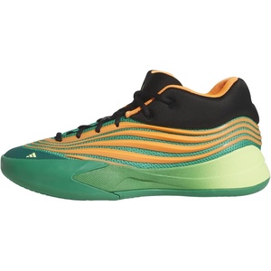 adidas Unisex-Adult Dame X Basketball Shoe(Court Green/Lucid Orange/Frozen Lemon)