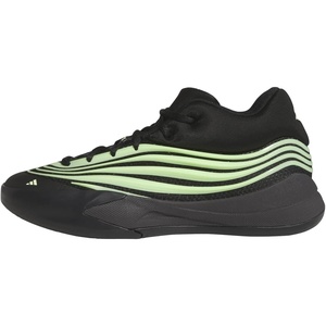 adidas Unisex-Adult Dame X Basketball Shoe(Utility Black/Green Spark/Black)