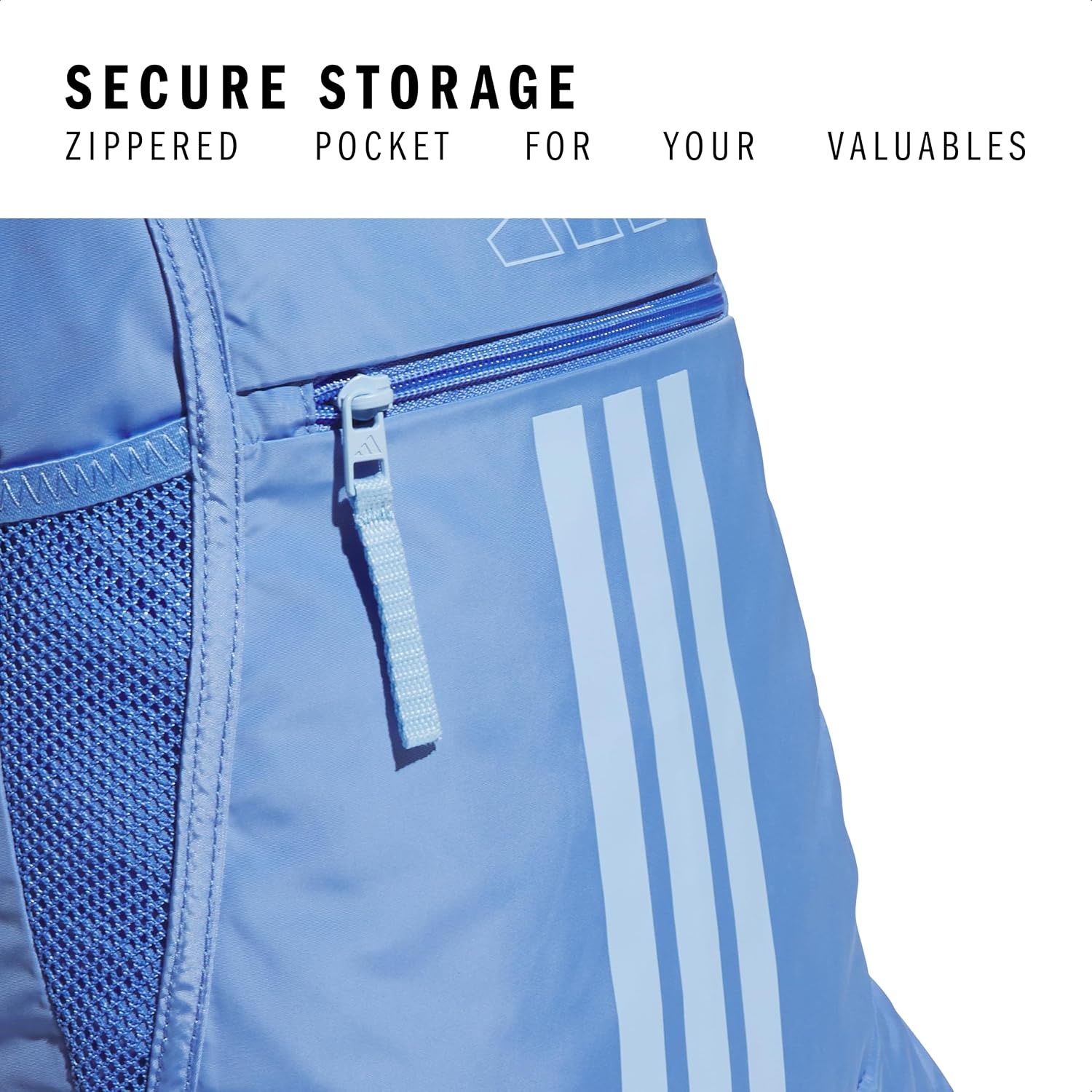 image:imageadidas Alliance Sackpack Drawstring Backpack for Sports Small Gym Bag Black3 OSFABlue FusionGlow Blue3