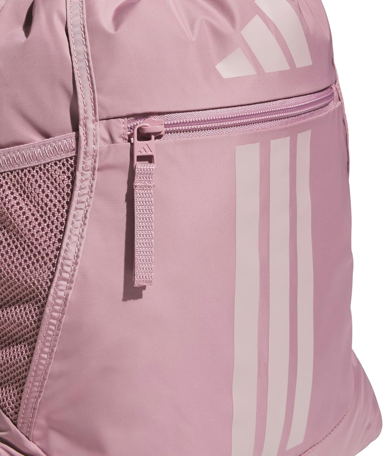 image:imageadidas Alliance Sackpack Drawstring Backpack for Sports Small Gym Bag Black3 OSFAMagic Mauve PurpleDual Lilac Purple3