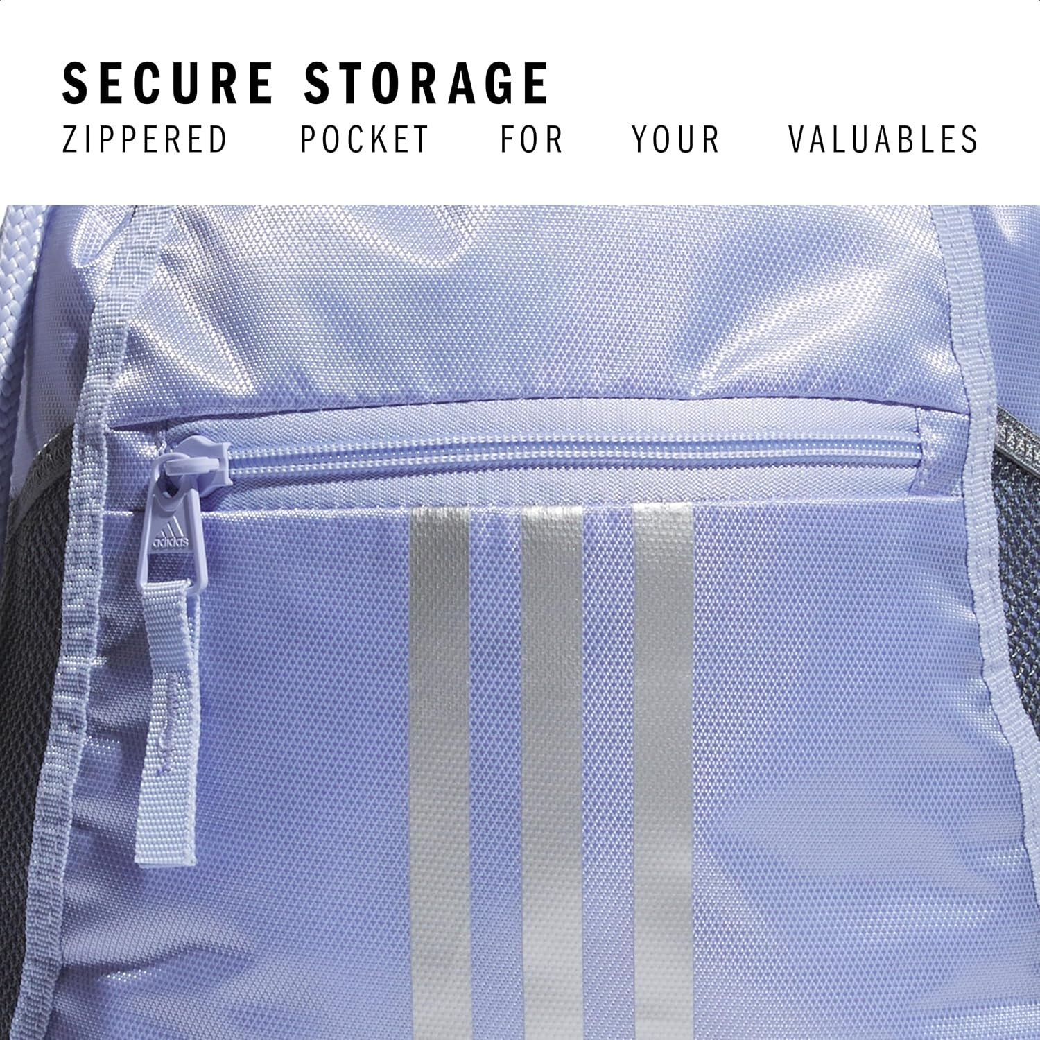 image:imageadidas Alliance Sackpack Drawstring Backpack for Sports Small Gym Bag Black3 OSFAViolet Tone PurpleSilver Metallic2