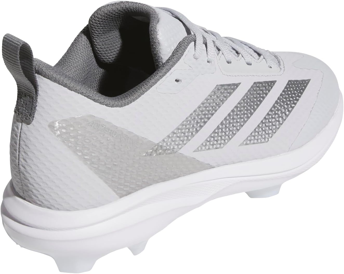 image:imageadidas Boys Adizero Instinct 20 TPU Softball Sneakers Shoes BlackTeam Light GreySilver MetallicTeam Grey