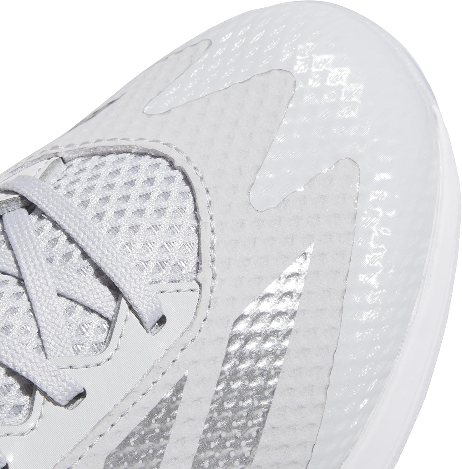 image:imageadidas Boys Adizero Instinct 20 TPU Softball Sneakers Shoes BlackTeam Light GreySilver MetallicTeam Grey