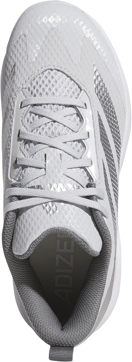 image:imageadidas Boys Adizero Instinct 20 TPU Softball Sneakers Shoes BlackTeam Light GreySilver MetallicTeam Grey