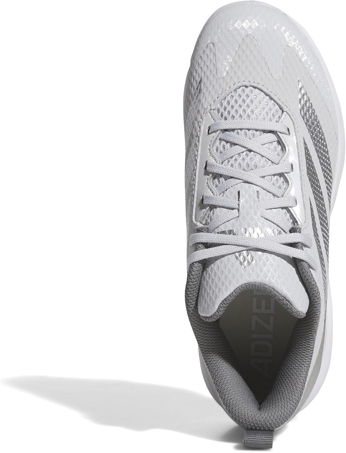 image:imageadidas Boys Adizero Instinct 20 TPU Softball Sneakers Shoes BlackTeam Light GreySilver MetallicTeam Grey