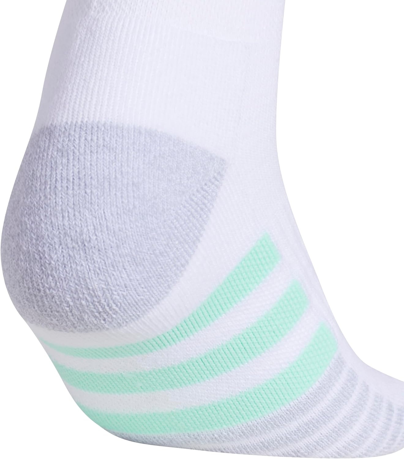 image:imageadidas Cushioned Low Cut Ankle Socks 3Pairs Durable amp Comfortable 3Pack Targeted Cushioning Arch Support Breathable MoistureWicking Reinforced Heel amp Toe AllDay ComfortWhitePulse Mint GreenLucid Fuchsia Pink30Quarter