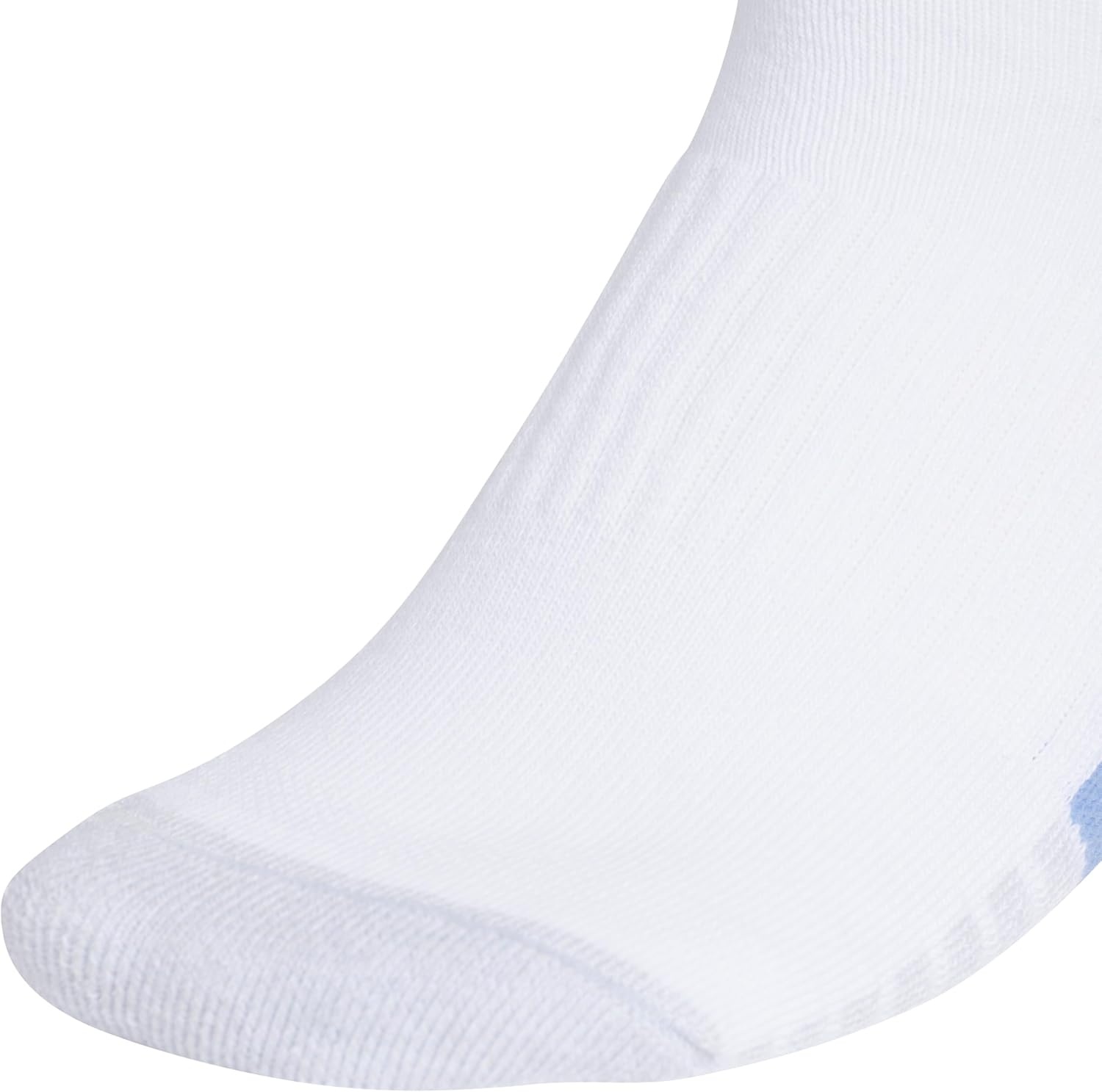 image:imageadidas Cushioned Low Cut Ankle Socks 3Pairs Durable amp Comfortable 3Pack Targeted Cushioning Arch Support Breathable MoistureWicking Reinforced Heel amp Toe AllDay ComfortWhiteBlue FusionPowder Teal Green30Low Cut