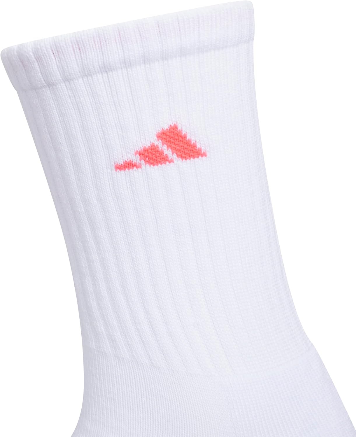 image:imageadidas Cushioned Low Cut Ankle Socks 3Pairs Durable amp Comfortable 3Pack Targeted Cushioning Arch Support Breathable MoistureWicking Reinforced Heel amp Toe AllDay ComfortWhitePure Turbo PinkClear Onix Grey40Crew